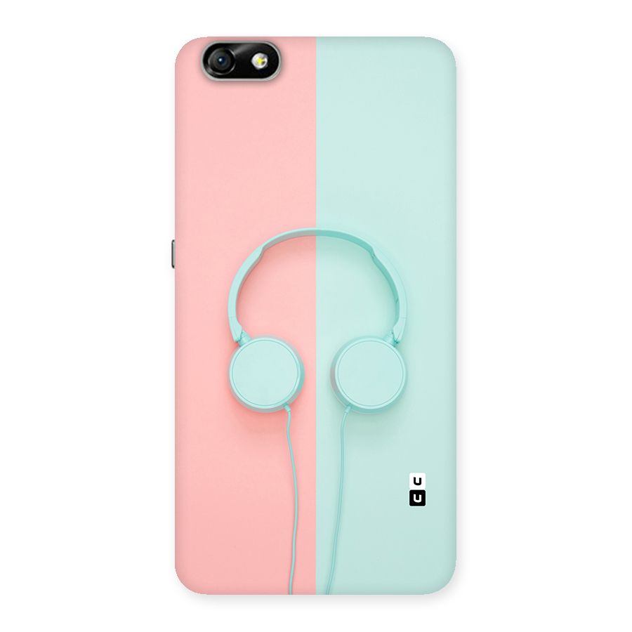 Pastel Headphones Back Case for Honor 4X