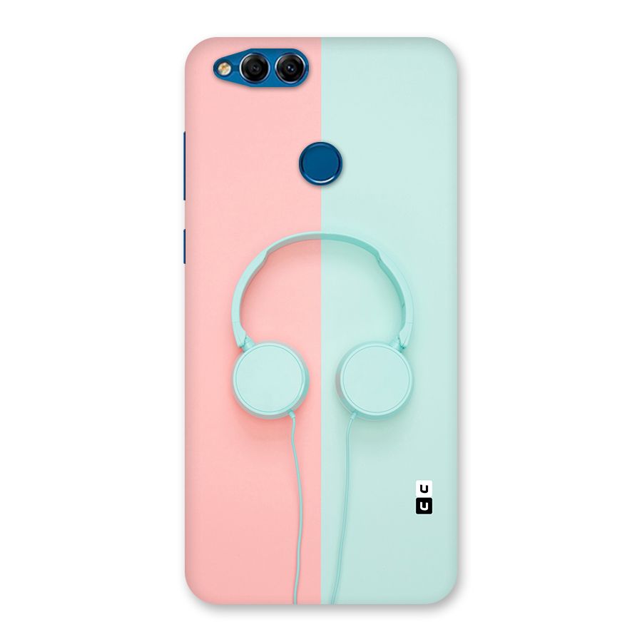 Pastel Headphones Back Case for Honor 7X