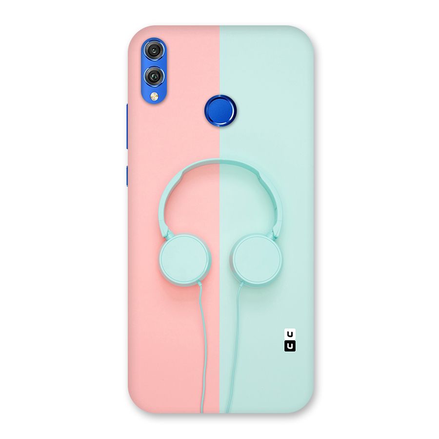 Pastel Headphones Back Case for Honor 8X