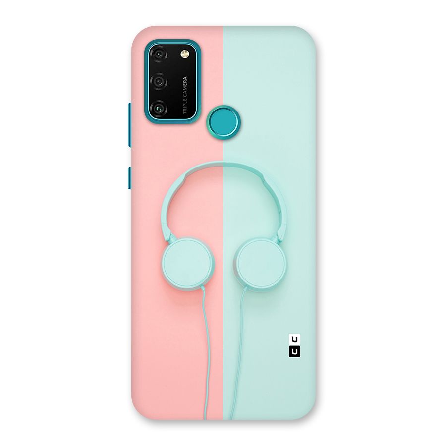 Pastel Headphones Back Case for Honor 9A