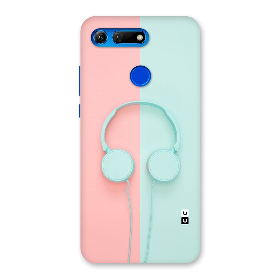 Pastel Headphones Back Case for Honor View 20