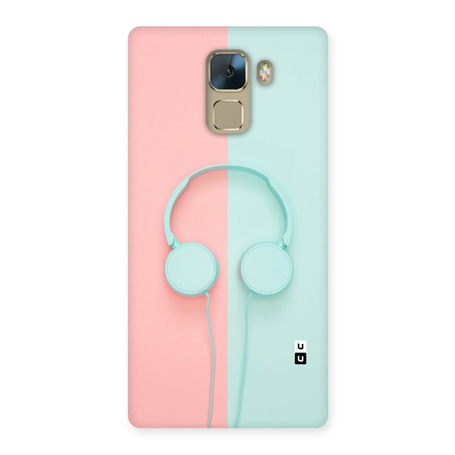 Pastel Headphones Back Case for Huawei Honor 7