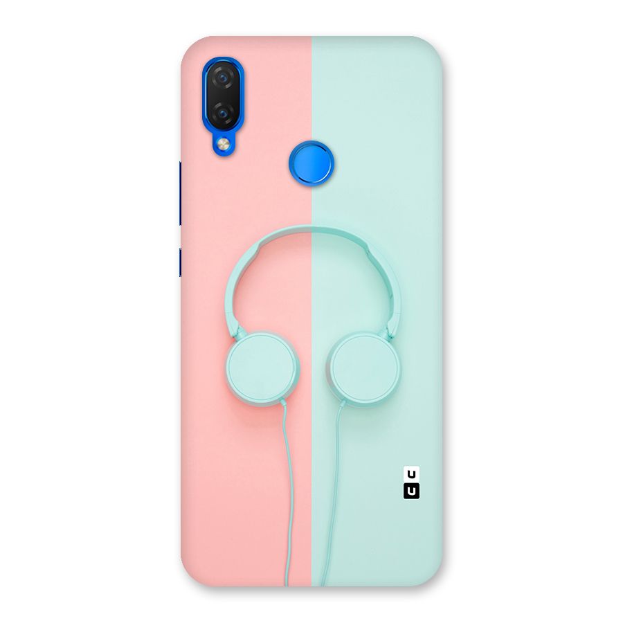 Pastel Headphones Back Case for Huawei P Smart+