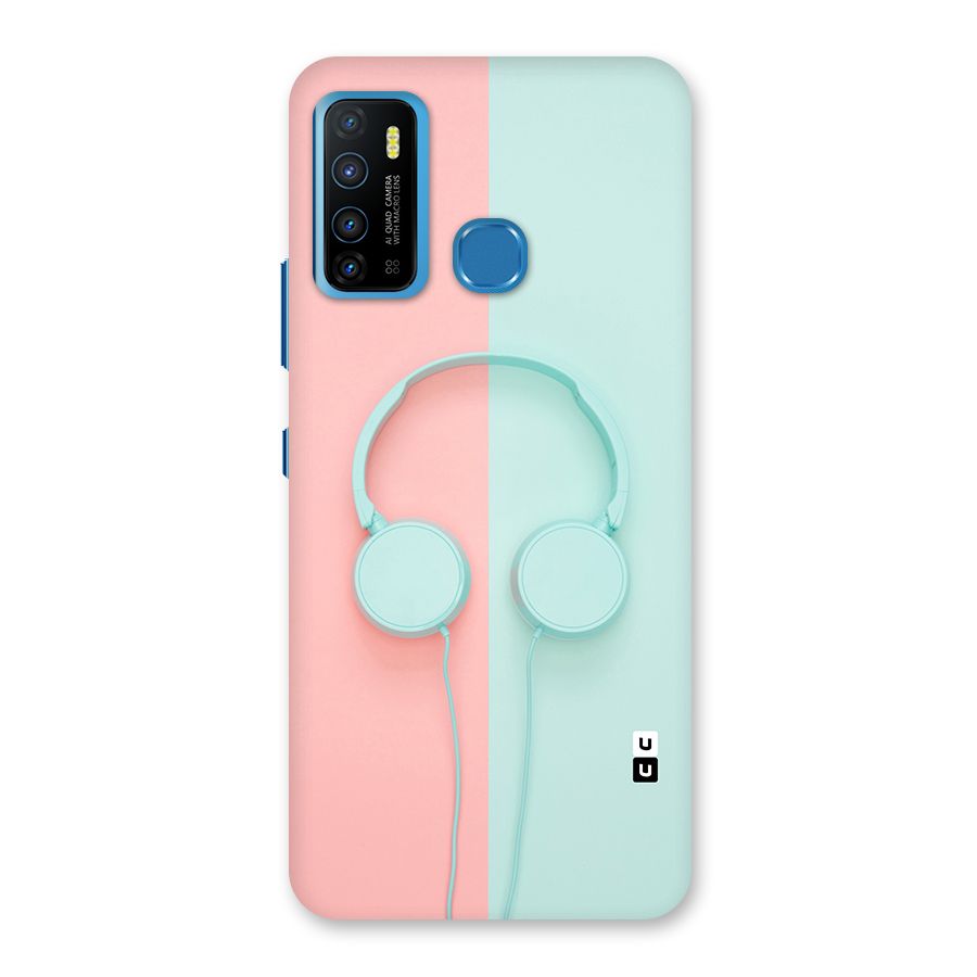 Pastel Headphones Back Case for Infinix Hot 9