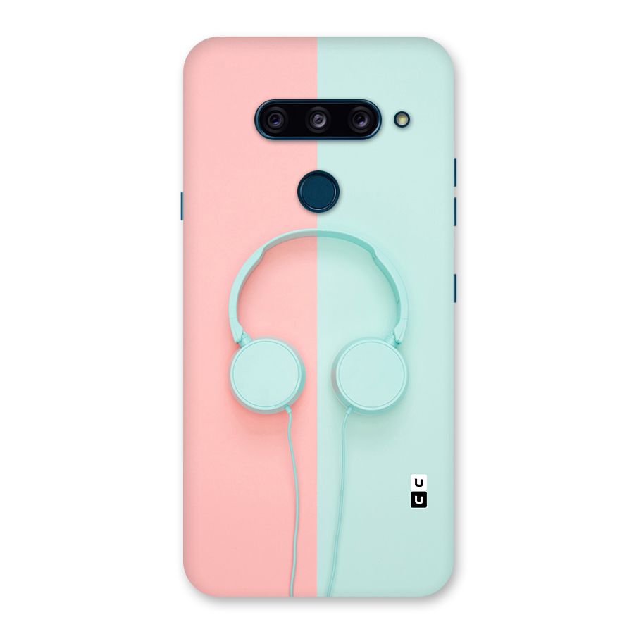 Pastel Headphones Back Case for LG  V40 ThinQ