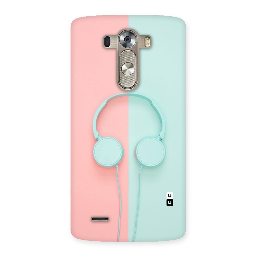 Pastel Headphones Back Case for LG G3