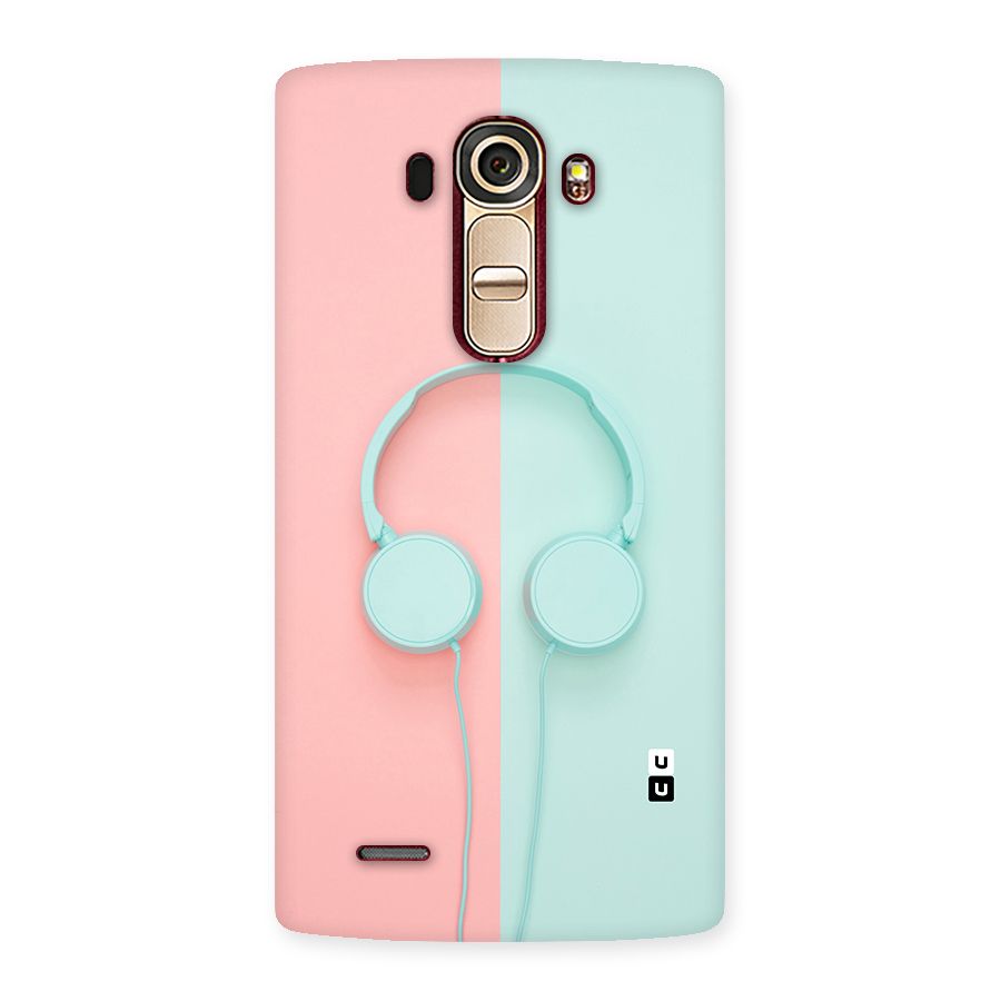 Pastel Headphones Back Case for LG G4