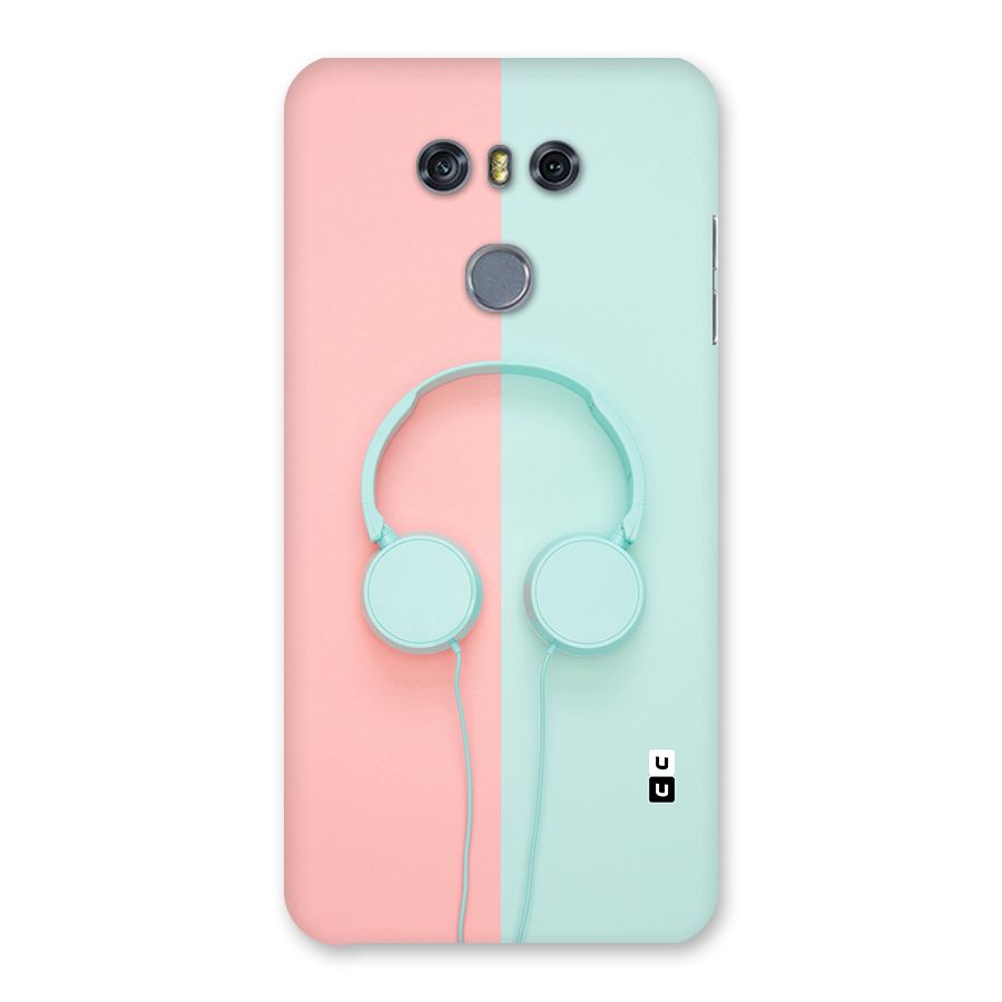 Pastel Headphones Back Case for LG G6