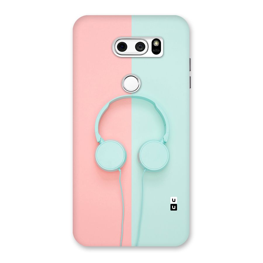 Pastel Headphones Back Case for LG V30
