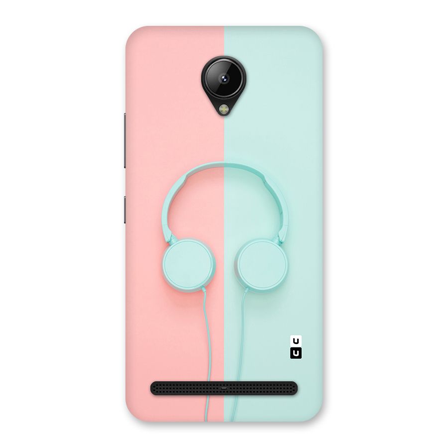 Pastel Headphones Back Case for Lenovo C2