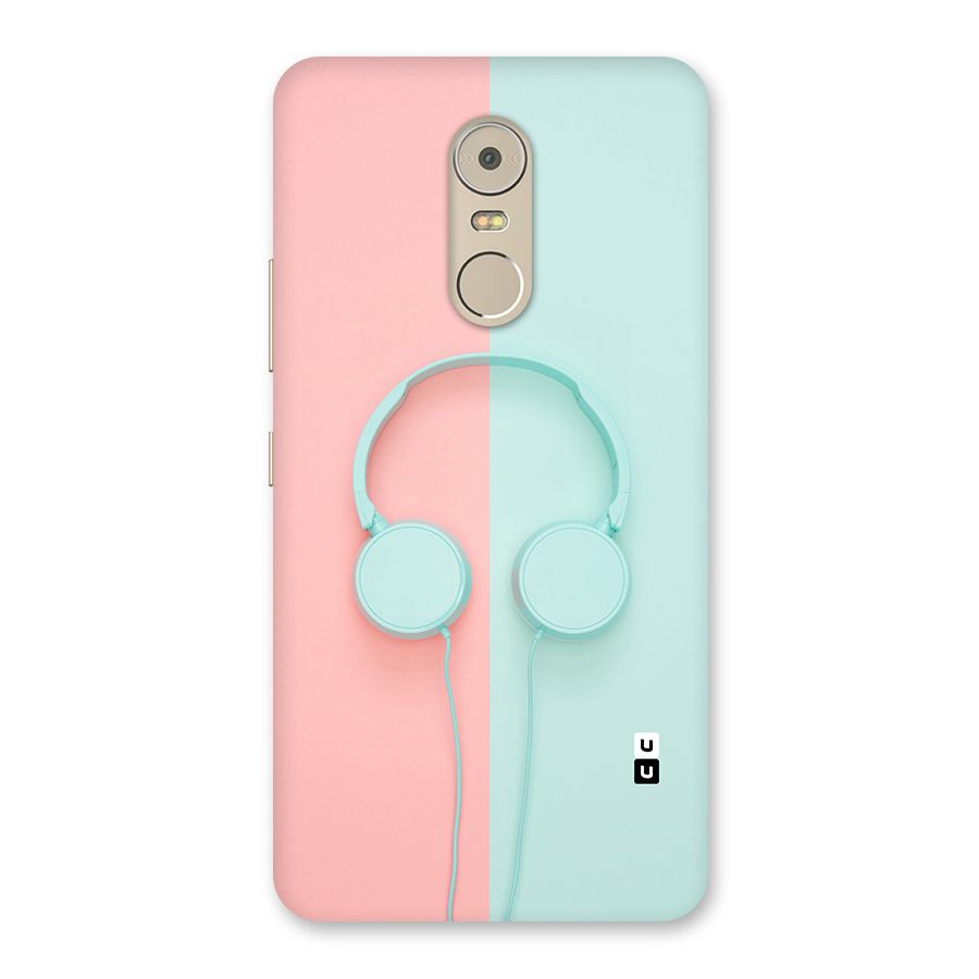 Pastel Headphones Back Case for Lenovo K6 Note