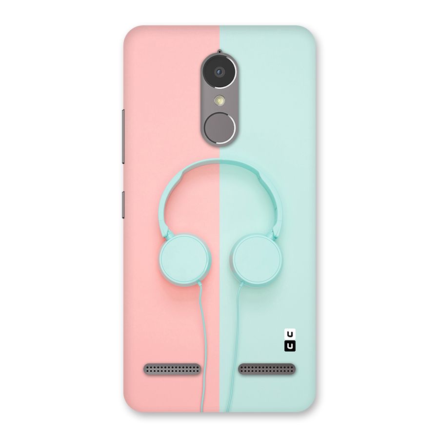 Pastel Headphones Back Case for Lenovo K6 Power