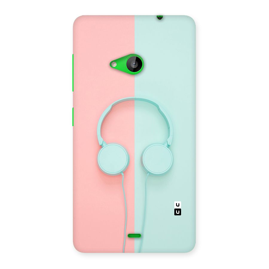 Pastel Headphones Back Case for Lumia 535