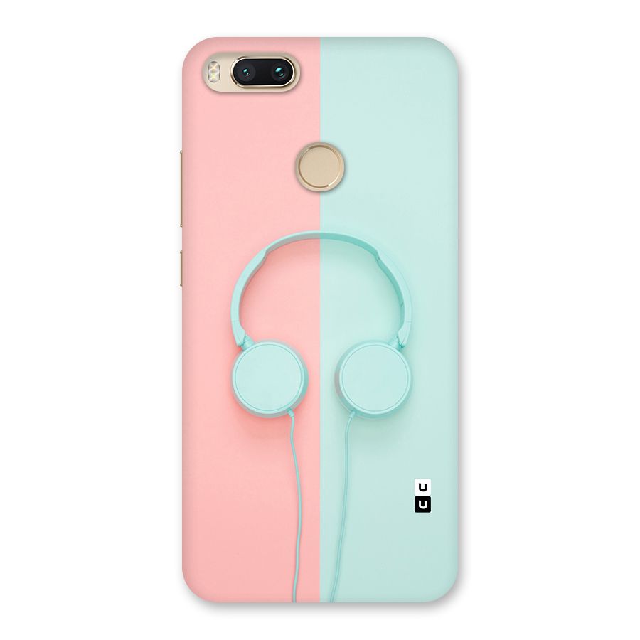 Pastel Headphones Back Case for Mi A1