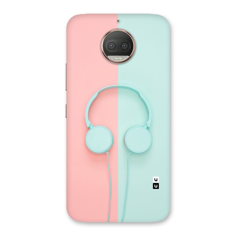 Pastel Headphones Back Case for Moto G5s Plus