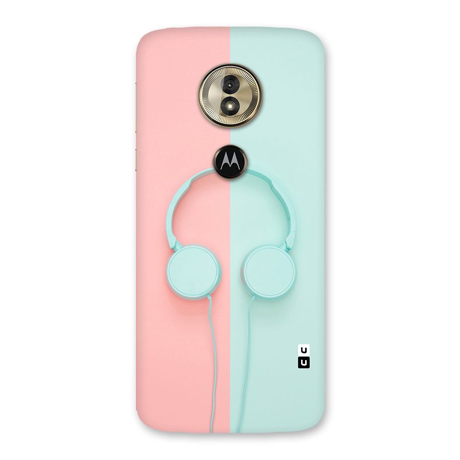 Pastel Headphones Back Case for Moto G6 Play