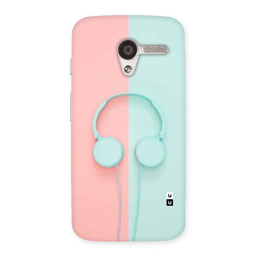 Pastel Headphones Back Case for Moto X