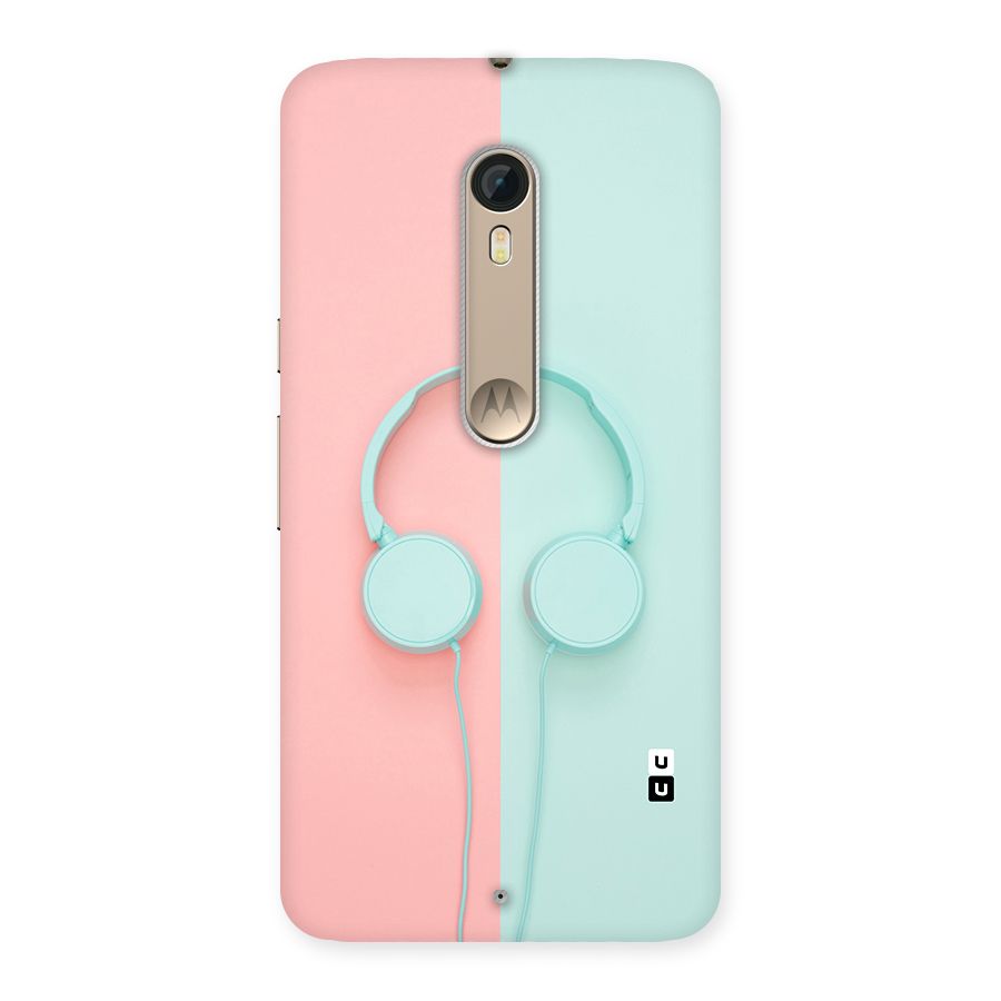 Pastel Headphones Back Case for Motorola Moto X Style