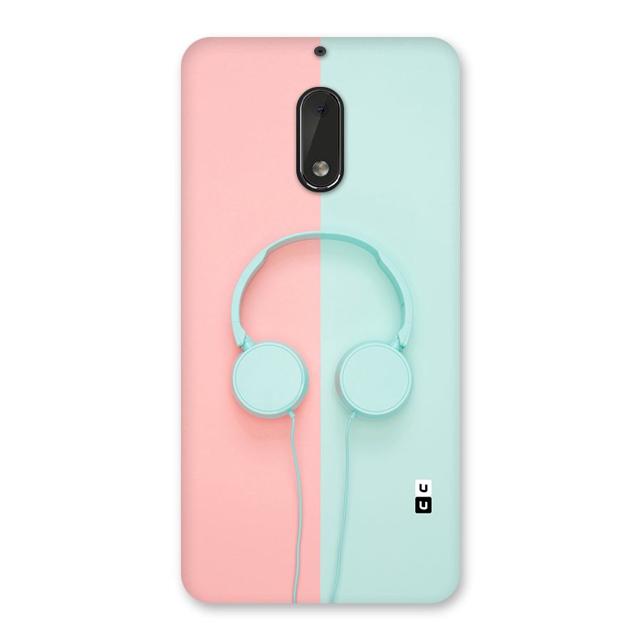 Pastel Headphones Back Case for Nokia 6
