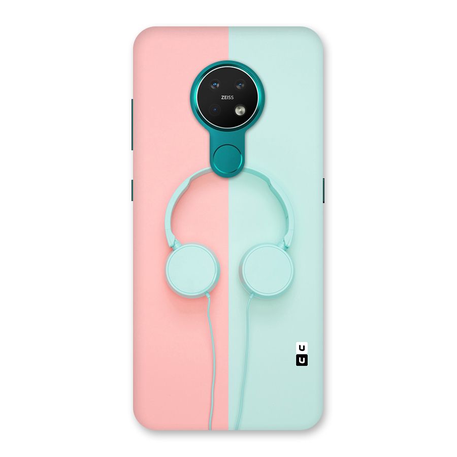 Pastel Headphones Back Case for Nokia 7.2
