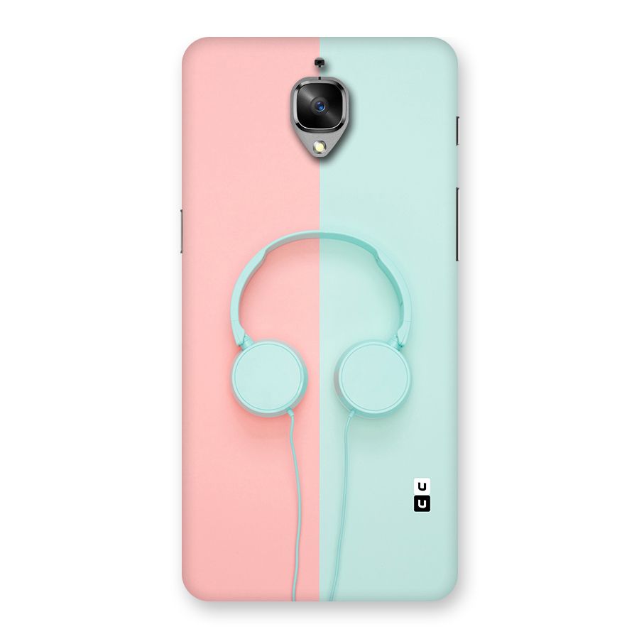 Pastel Headphones Back Case for OnePlus 3