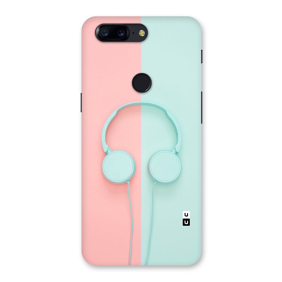 Pastel Headphones Back Case for OnePlus 5T