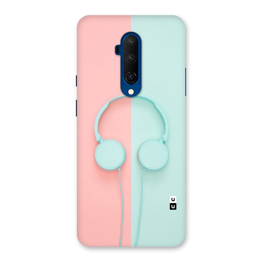 Pastel Headphones Back Case for OnePlus 7T Pro