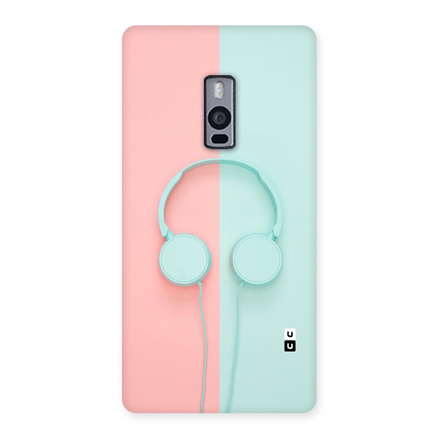 Pastel Headphones Back Case for OnePlus Two