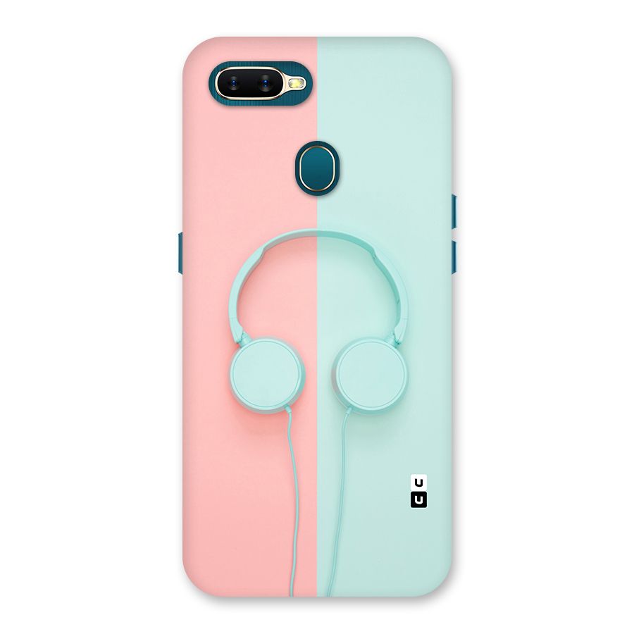 Pastel Headphones Back Case for Oppo A12s