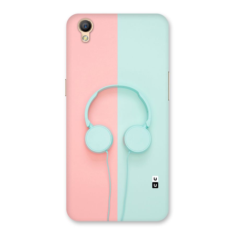 Pastel Headphones Back Case for Oppo A37