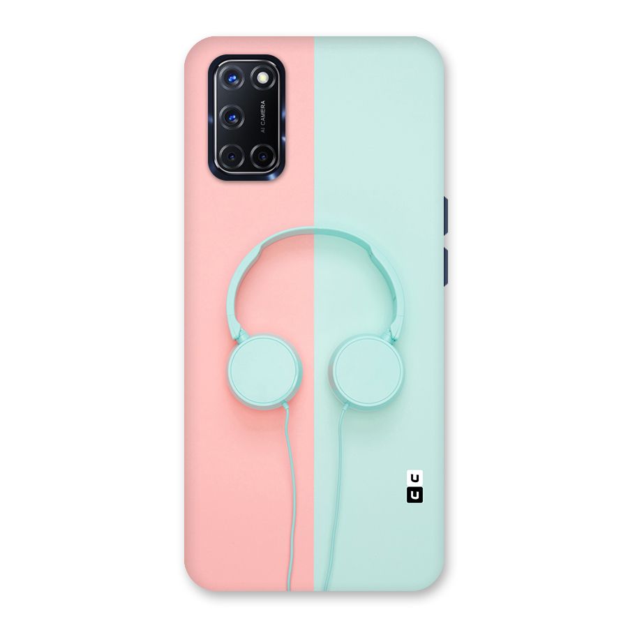 Pastel Headphones Back Case for Oppo A52