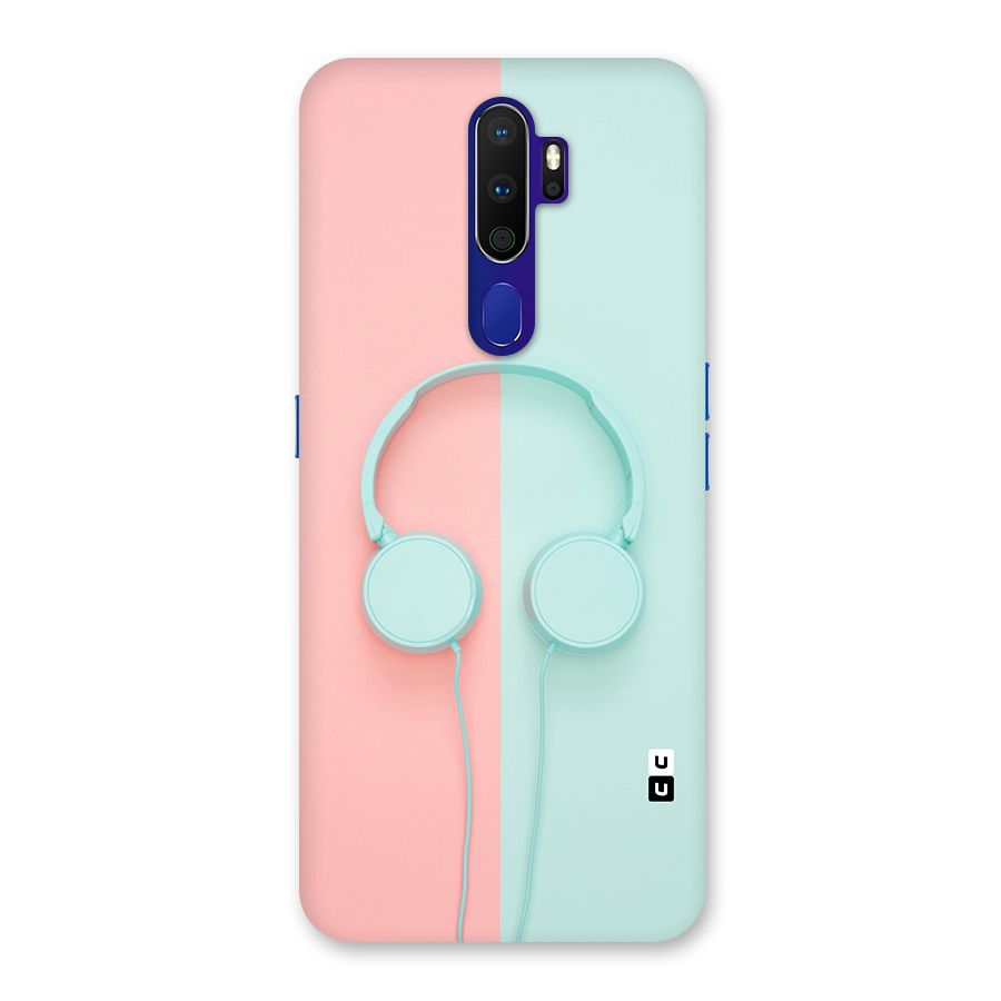 Pastel Headphones Back Case for Oppo A9 (2020)