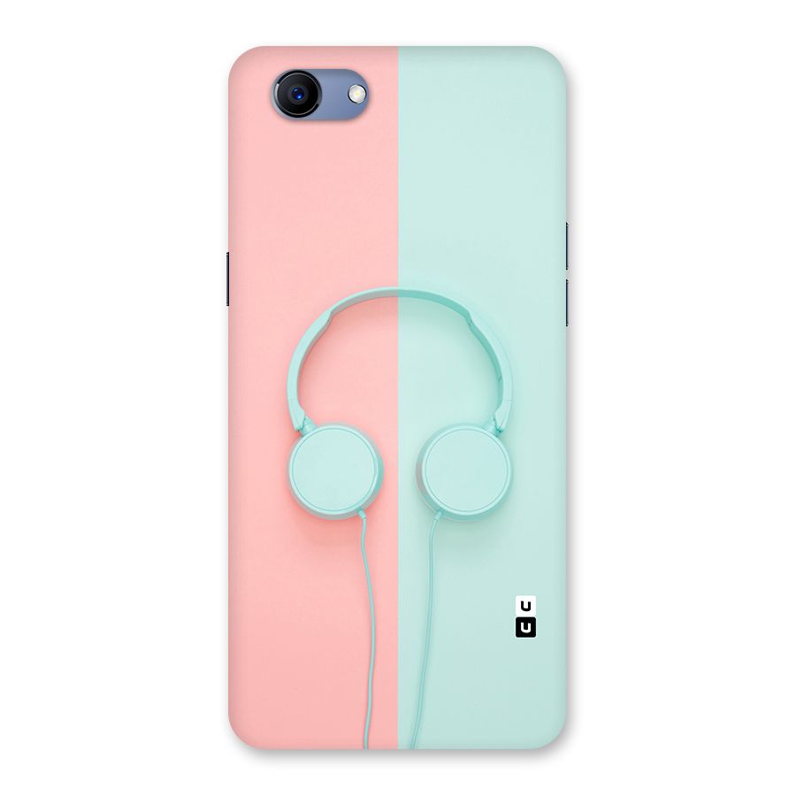 Pastel Headphones Back Case for Oppo Realme 1