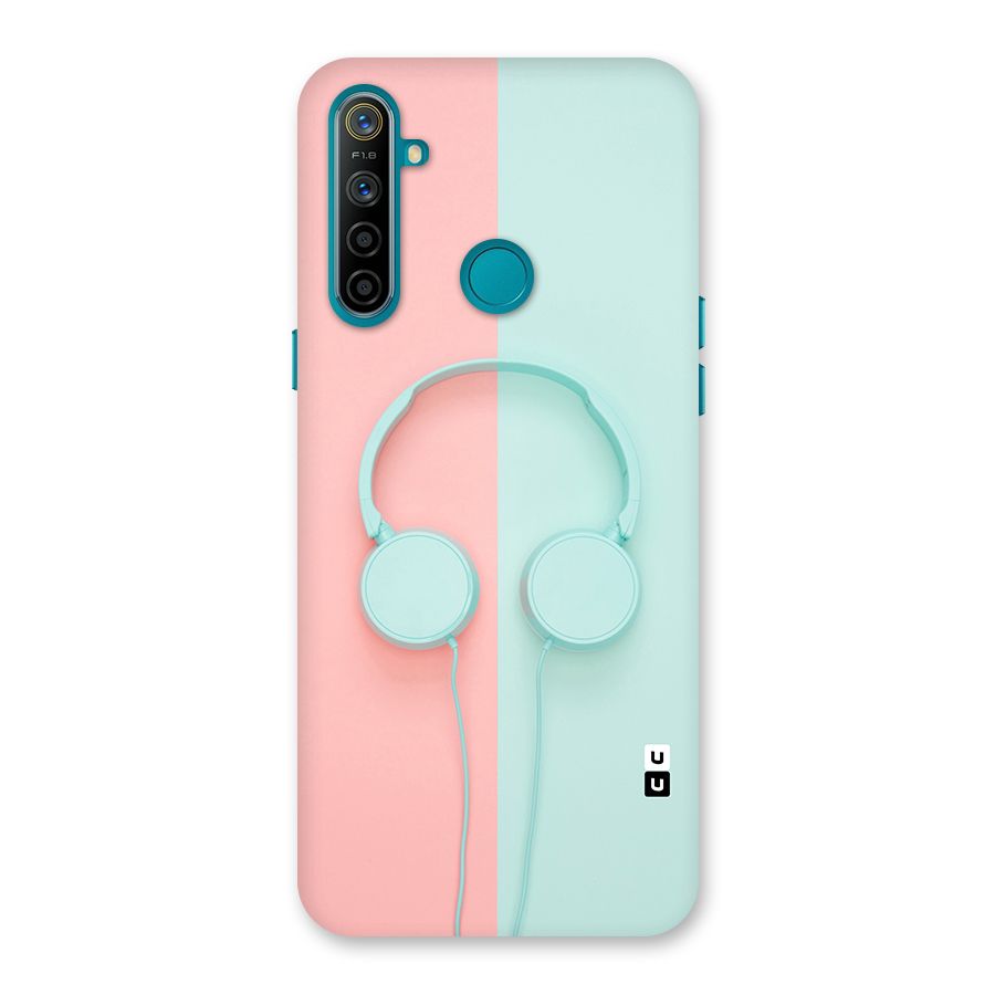 Pastel Headphones Back Case for Realme 5i