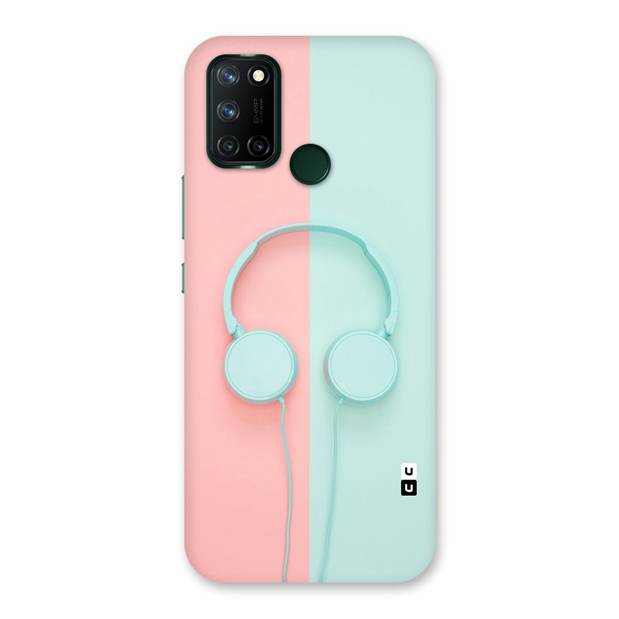 Pastel Headphones Back Case for Realme 7i