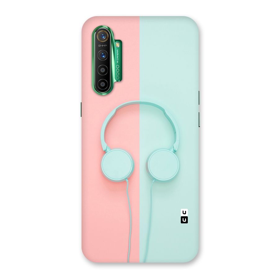 Pastel Headphones Glass Back Case for Realme X2