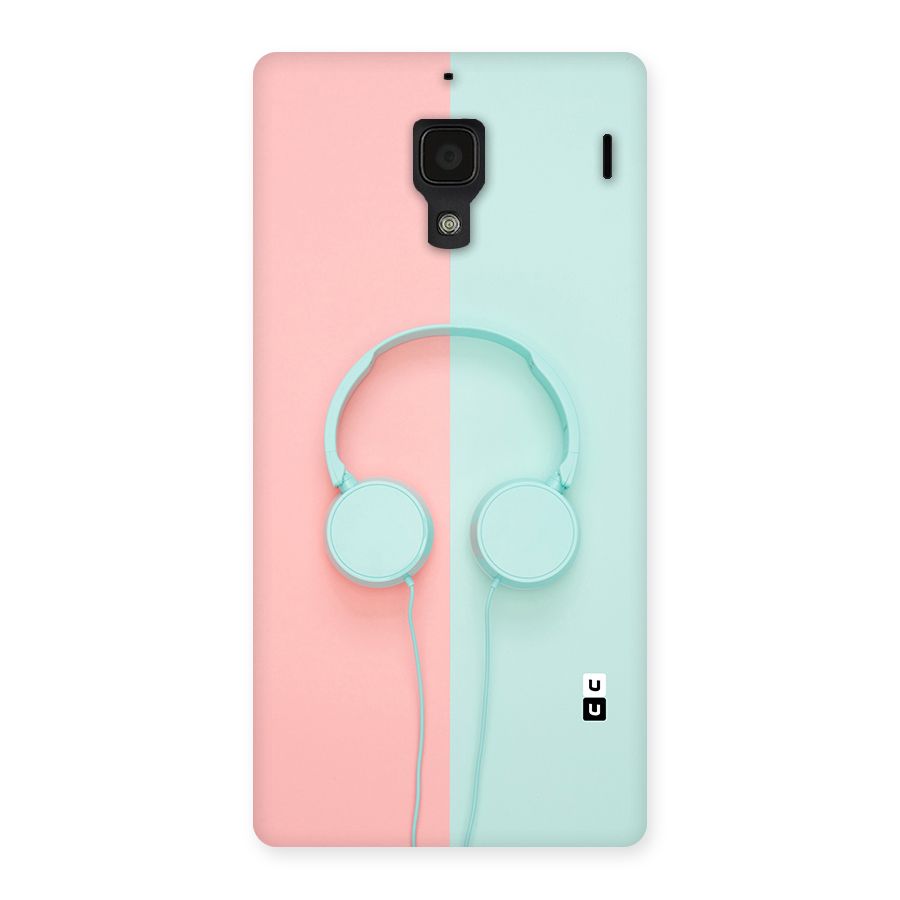 Pastel Headphones Back Case for Redmi 1S