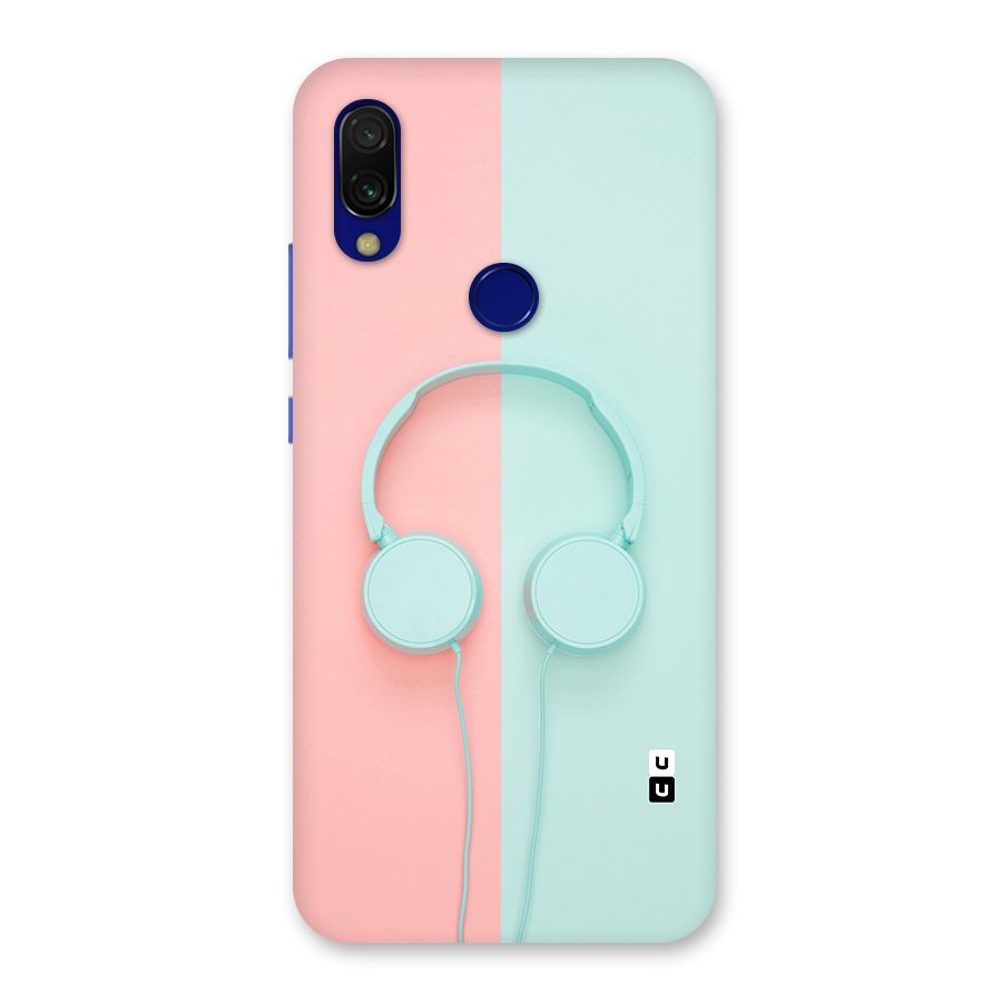 Pastel Headphones Back Case for Redmi 7