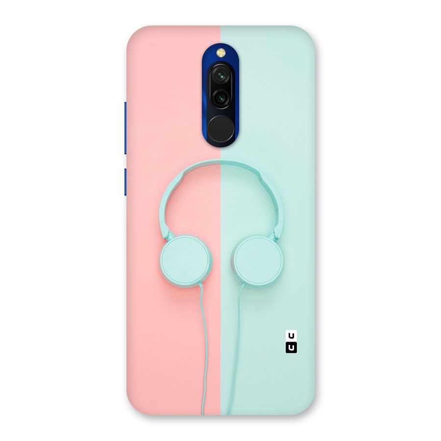 Pastel Headphones Back Case for Redmi 8