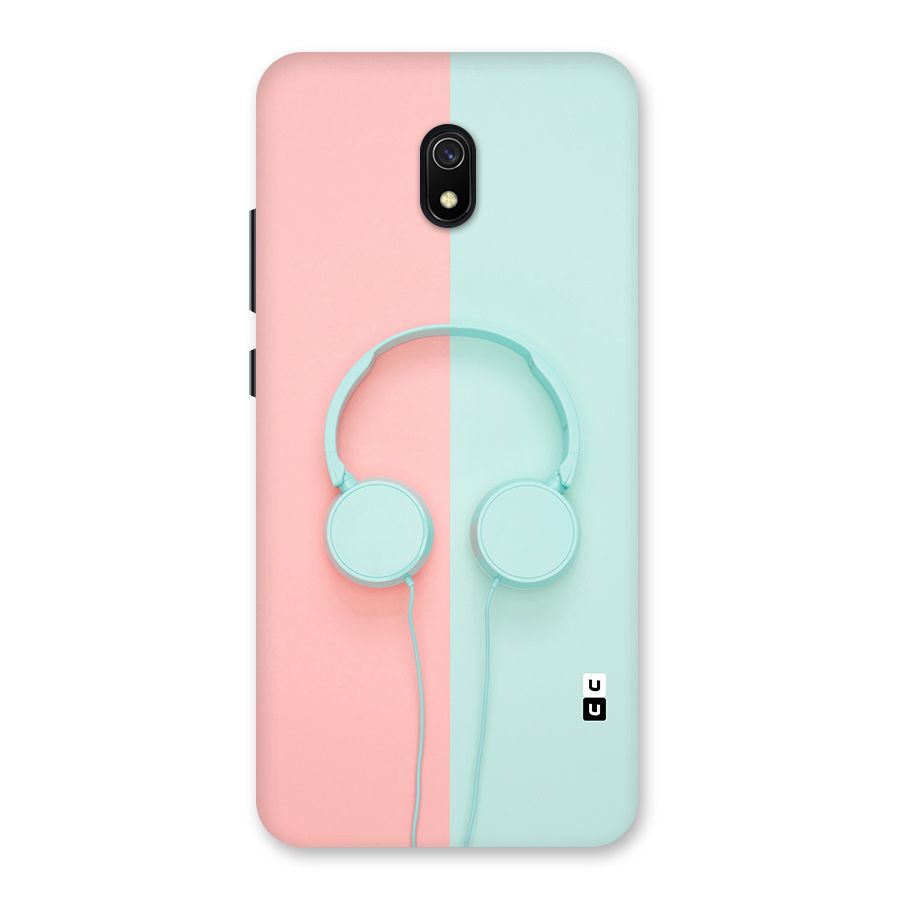 Pastel Headphones Back Case for Redmi 8A