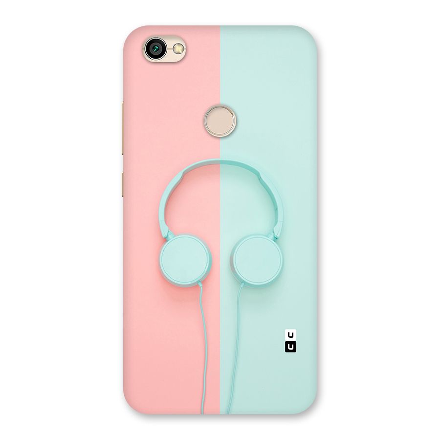 Pastel Headphones Back Case for Redmi Y1 2017