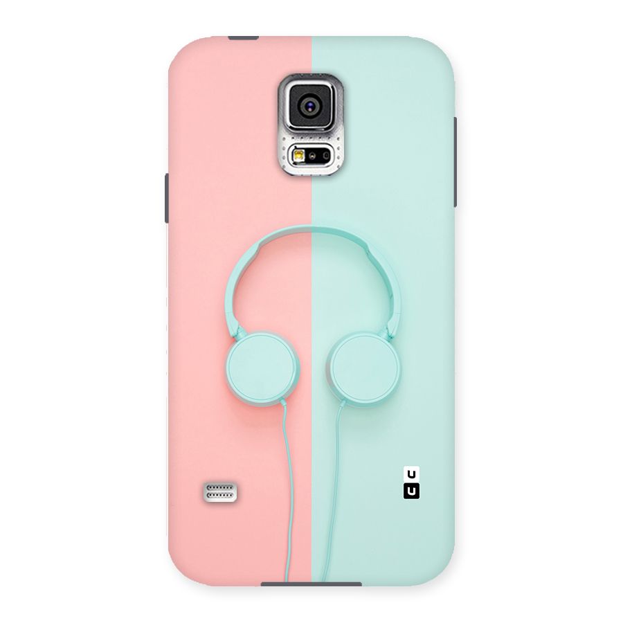 Pastel Headphones Back Case for Samsung Galaxy S5
