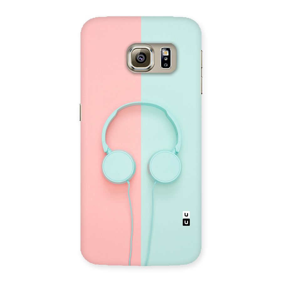 Pastel Headphones Back Case for Samsung Galaxy S6 Edge