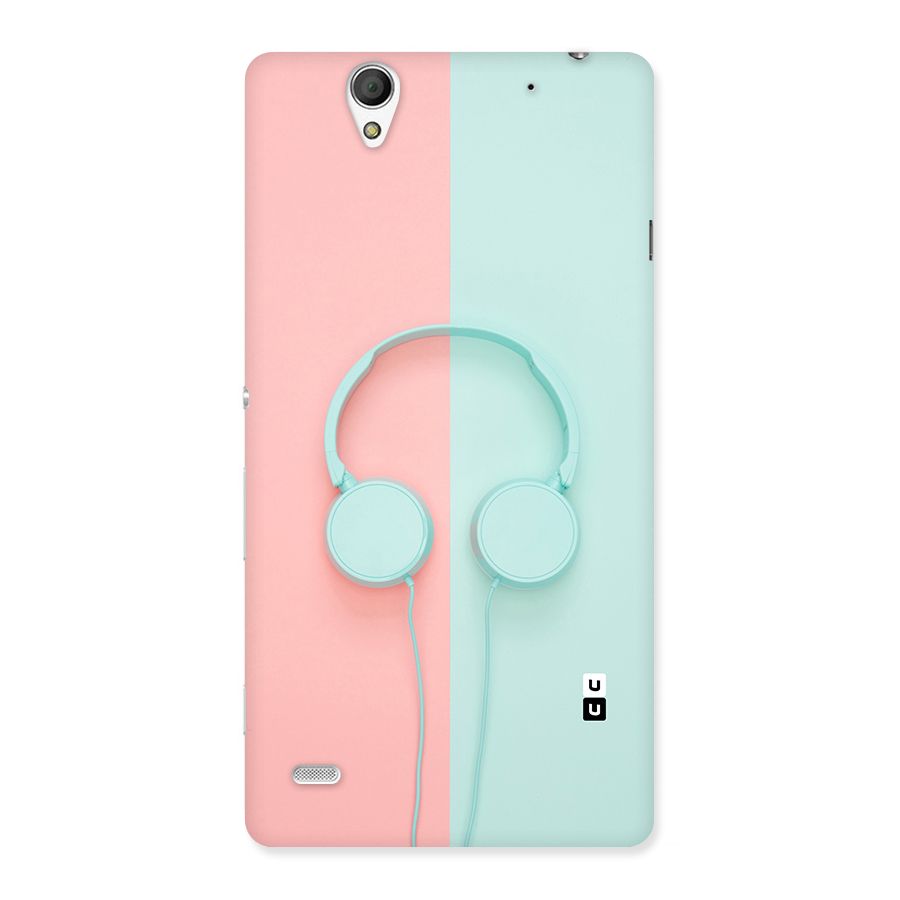 Pastel Headphones Back Case for Sony Xperia C4
