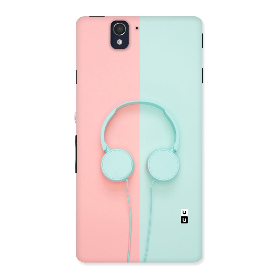 Pastel Headphones Back Case for Sony Xperia Z