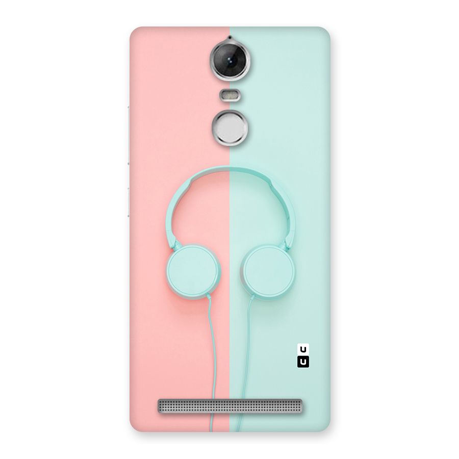Pastel Headphones Back Case for Vibe K5 Note