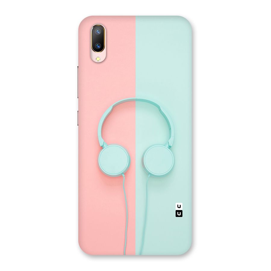 Pastel Headphones Back Case for Vivo V11 Pro