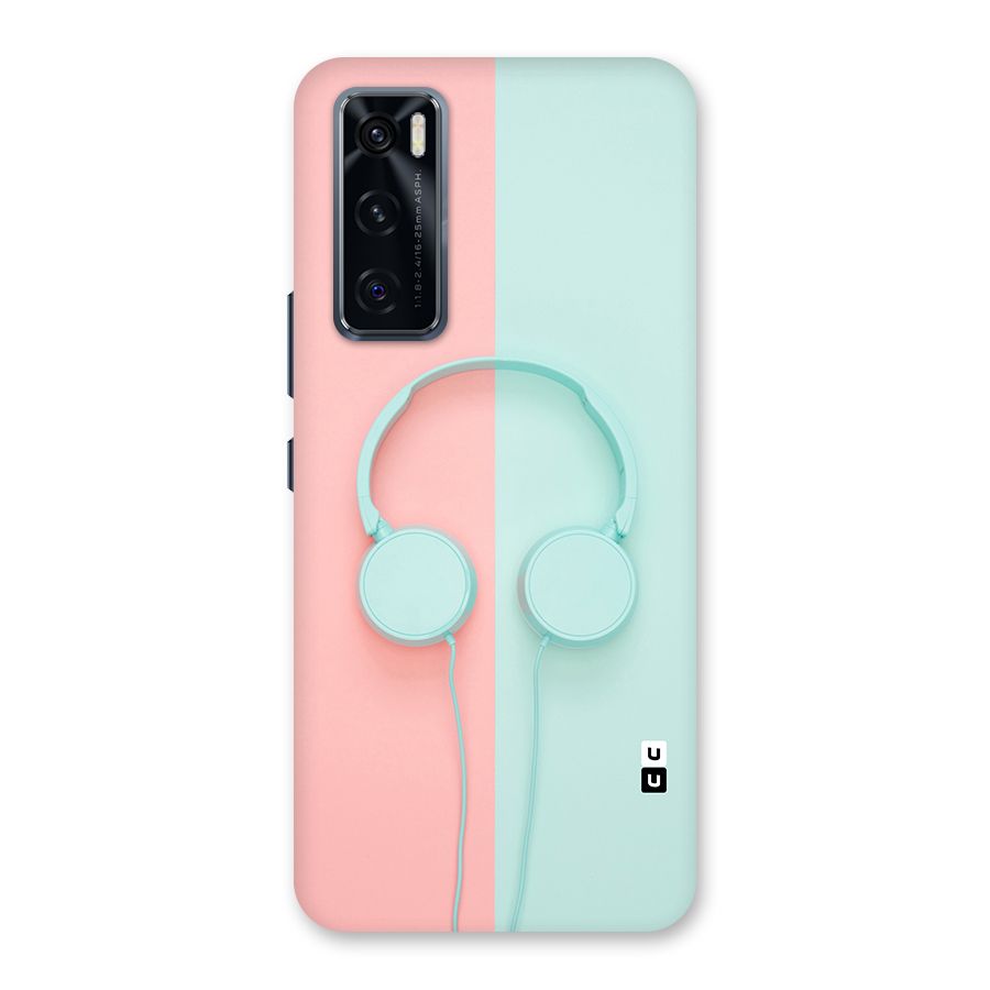 Pastel Headphones Back Case for Vivo V20 SE