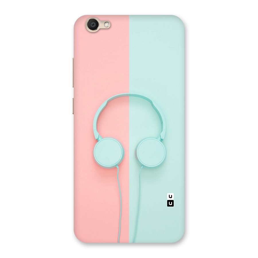 Pastel Headphones Back Case for Vivo V5