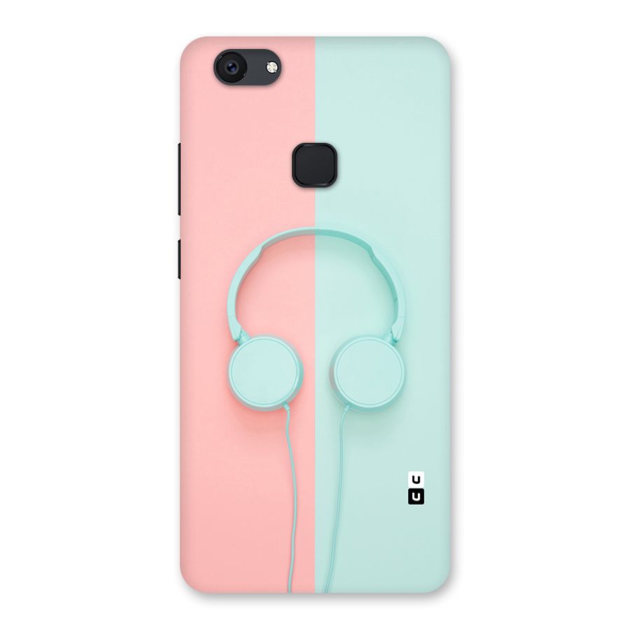 Pastel Headphones Back Case for Vivo V7 Plus